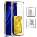 Miniatyrbilde 4 av 10: Skyddsskal med Korthållare - Huawei P30 Pro Transparent
