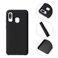 Miniatyrbillede 5 af 11: Robust Mattbehandlat Silikonskal - Samsung Galaxy A40 Svart
