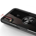 Miniatyrbillede 7 af 11: Stötdämpande Skal med Ringhållare - Samsung Galaxy A40 Röd/Silver