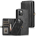 Miniatyrbillede 4 af 11: iPhone 12 Pro Max - Stilrent 2-i-1 Plånboksfodral i Exklusivt läder Brun