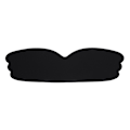 Miniatyrbillede 1 af 11: Mjuk Push Up Strapless Självhäftande BH Svart