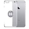 iPhone 6/6S - Exklusivt Silikonskal med Kickstand Silver Silver