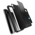 Pikkukuva 4 / 11: DUX DUCIS Stilsäkra Skal med Kortfack för iPhone XS Max Vit