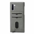 Samsung Galaxy Note10 - Effektfullt Skal med Korthållare Grå