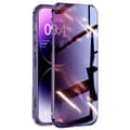 iPhone 16 - Magnetiskt Fullskyddsskal - Slimmat & Snyggt Skydd Lila