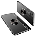 Pikkukuva 1 / 11: Stilsäkert Robust Silikonskal Ringhållare - Huawei P20 Guld