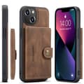 Smart och Genomtänkt Skal med Kortfack - iPhone 13 Mini Brun