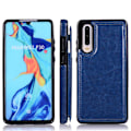 Miniatyrbillede 2 af 11: Huawei P30 - Stilsäkert Smart Skal med Kortfack Svart