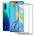Pikkukuva 3 / 11: 3-PACK P30 Lite Skärmskydd Carbon HD 0,3mm Svart