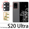 Miniatyrbilde 1 av 8: Samsung Galaxy S20 Ultra Bakre Kamerafälglins Reservdel Svart