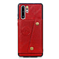 Pikkukuva 4 / 11: Huawei P30 Pro - Kraftfullt Retro Skal med Korthållare Mörkblå