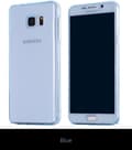 Samsung S8+ Dubbelsidigt silikonfodral med TOUCHFUNKTION Blå