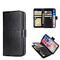 Miniatyrbillede 2 af 11: ROYBEN'S Wallet Cover til iPhone XS Max (dobbeltfunktion) Rosaröd