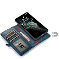 Pikkukuva 10 / 11: iPhone 12 Pro Max - Stilrent 2-i-1 Plånboksfodral i Exklusivt läder Svart
