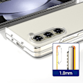 Miniatyrbild 9 av 11: Soft Silicon TPU/PC Celular Case for Samsung Galaxy Z Fold 5 Transparent