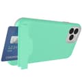 Smidigt Skal med Kortfack - iPhone 11 Pro Max Grön