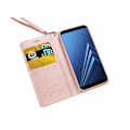 Miniatyrbild 3 av 11: Samsung Galaxy A6 Plus - Plånboksfodral i PU-Läder av Hanman Svart
