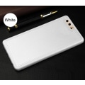 Miniatyrbillede 8 af 8: Huawei P10 PLUS - Stilrent silikonskal med läder (NAKOBEE) Vit