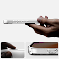Miniatyrbillede 11 af 11: iPhone 16E  Magnetiskt Skal med Kepsfunktion & Stötskydd Genomskinlig