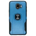 Skyddsskal med Ringh�llare - Samsung Galaxy J4 2018 Mörkblå