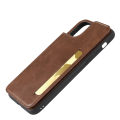 Miniatyrbilde 5 av 11: Genomtänkt Hanman Skal med Korthållare - iPhone 11 Pro Max Mörkblå