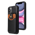 Miniatyrbillede 4 af 11: Praktiskt Skal med Kortfack - iPhone 12 Pro Mörkblå