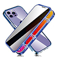 Miniatyrbild 7 av 11: FLOVEME Magnetiskt Fullskyddsskal - Premium Skydd för iPhone 16 Pro Max Silver