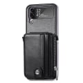 Miniatyrbilde 9 av 11: Exklusivt Skal/Fodral med Kortfack - Samsung Galaxy Z Flip 4 Svart
