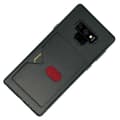 Praktiskt Smart Skal med Kortfack - Samsung Galaxy Note 9 Grå