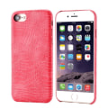 Pikkukuva 1 / 11: Tunt och Elegant Smart Skal Krokodilmönster iPhone 8 (MAX SKYDD) Rosa