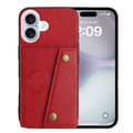 iPhone 16 Kortfacksskal  Stil & Skydd Röd