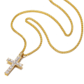 Miniatyrbilde 1 av 10: Elegant Kors Halsband Guld