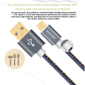 Miniatyrbilde 7 av 10: Högkvalité VOXLINK Micro-USB SnabbladdningsKabel 200cm Blå