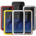 Pikkukuva 2 / 11: HEAVY DUTY Skyddsfodral i Aluminium för Samsung Galaxy S8 Plus Röd