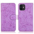 Miniatyrbilde 3 av 11: Smidigt Dubbelfunktion Plånboksfodral LEMAN - iPhone 12 Ljusblå