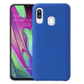 Miniatyrbillede 1 af 11: Samsung Galaxy A40 - Silikonskal Mörkblå