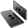 Stötdämpande Silikonskal Ringhållare - Huawei P20 Svart