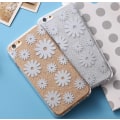 Miniatyrbilde 3 av 7: iPhone 6/6S Stilrent Crystalflower-skal från FLOVEME ORIGINAL Grå