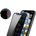 Miniatyrbillede 9 af 11: ProGuard iPhone X/XS 2-PACK FullCover Anti-Spy Skärmskydd 9H Svart