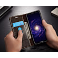 Pikkukuva 4 / 8: Elegant Plånboksfodral i Läder för Galaxy S8+ från CASEME Röd