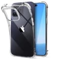 iPhone 16 Pro Max! Stötdämpande Silikonska - Säkerhet med Stil Genomskinlig