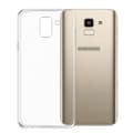 Smart Skyddsskal i Silikon (Ruff-Grip) - Samsung Galaxy J6 2018 Transparent/Genomskinlig
