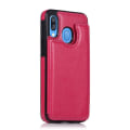 Miniatyrbilde 3 av 11: Elegant Skyddsskal med Korthållare - Samsung Galaxy A40 Roséguld