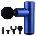 Miniatyrbild 3 av 11: Mini Massage Gun / Massage Pistol (4 Huvuden) Muskelstimulans Röd