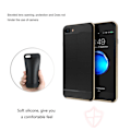 Miniatyrbillede 6 af 11: iPhone 8 - Stilrent Robust Smart Stötdämpande skal (MAX SKYDD) Roséguld