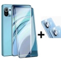 Miniatyrbild 1 av 11: 3-PACK Skärmskydd + Kameralinsskydd HD 0,3mm Xiaomi Mi 11 Transparent/Genomskinlig