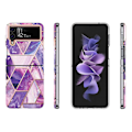 Pikkukuva 1 / 7: Elegantti marmorikuori - Samsung Galaxy Z Flip 3 Lila