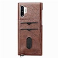 Pikkukuva 4 / 11: Praktiskt Skal med Korthållare - Samsung Galaxy Note10+ Havsgrön