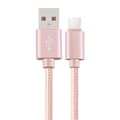 Miniatyrbillede 8 af 11: Slitstark 200cm USB-C/Type-C Snabbladdningskabel Guld