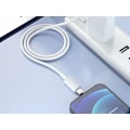 Miniatyrbild 6 av 6: 1M USB-C till Lightning Kabel - Snabbladdning 30W Vit